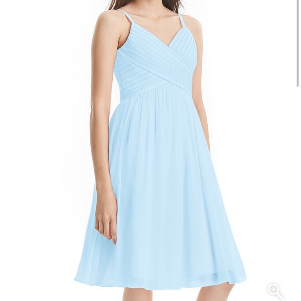 Azazie Sonia in Sky Blue
